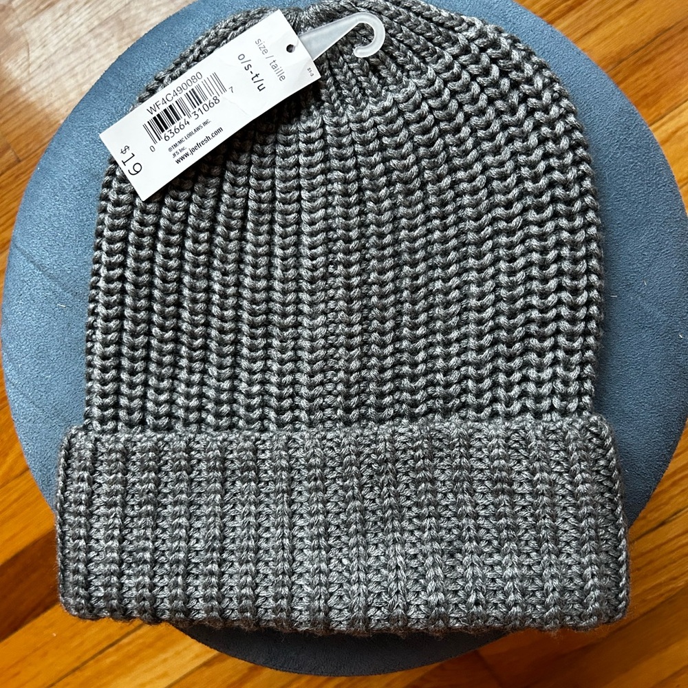 Gray Knit Beanie